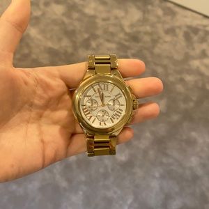 Michael Kors gold watch womens